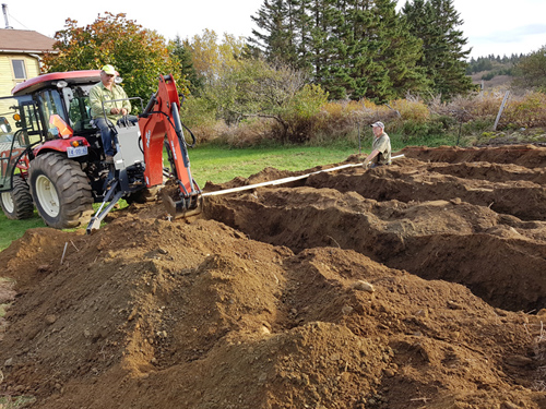 preparing for foundation building