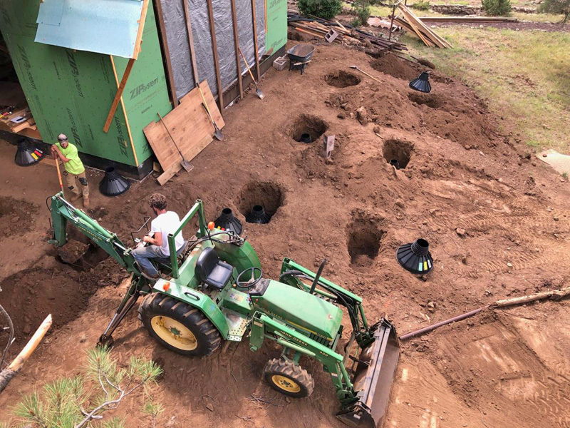 pier footings for deck