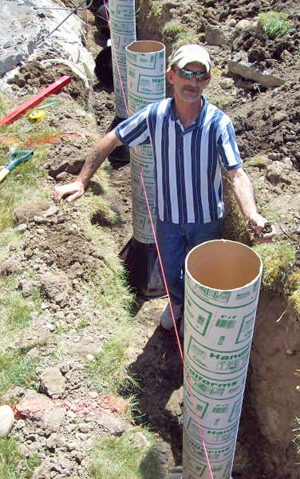 cedar deck uses footing forms